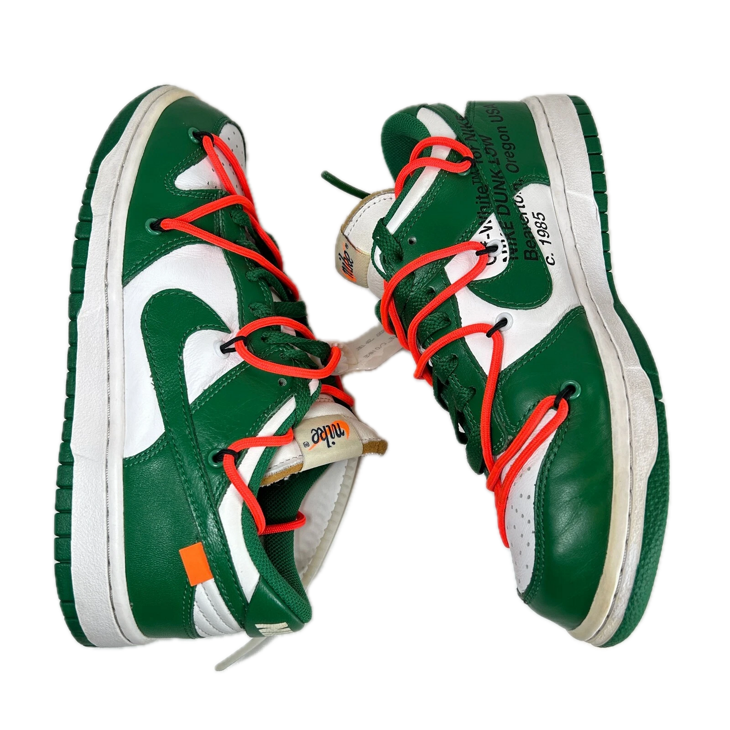 CT0856 100 Nike Dunk Low Off-White Green [USED] - 7 M (Used2)
