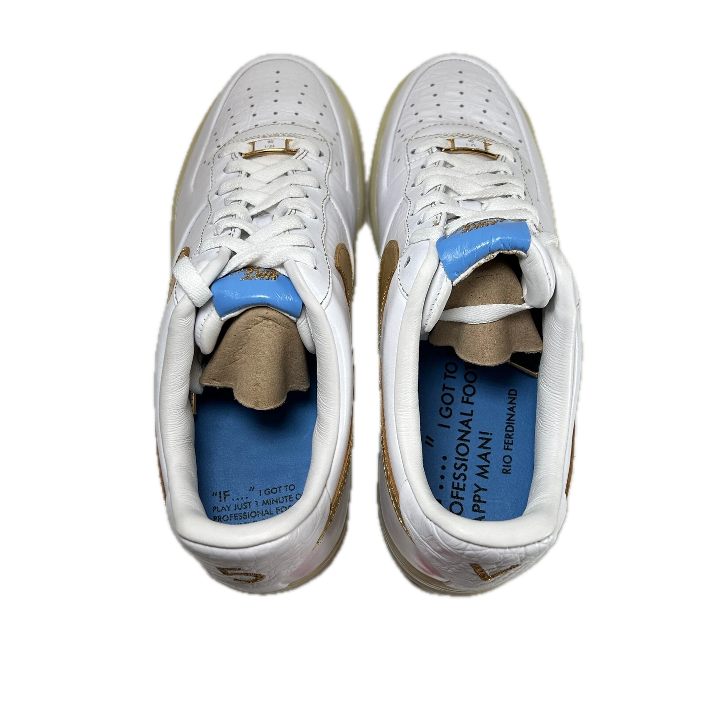 352633 171 Nike Air Force 1 Low Supreme Rio Ferdinand 2009 [CONDITIONAL] - 11 M (Yellowing)