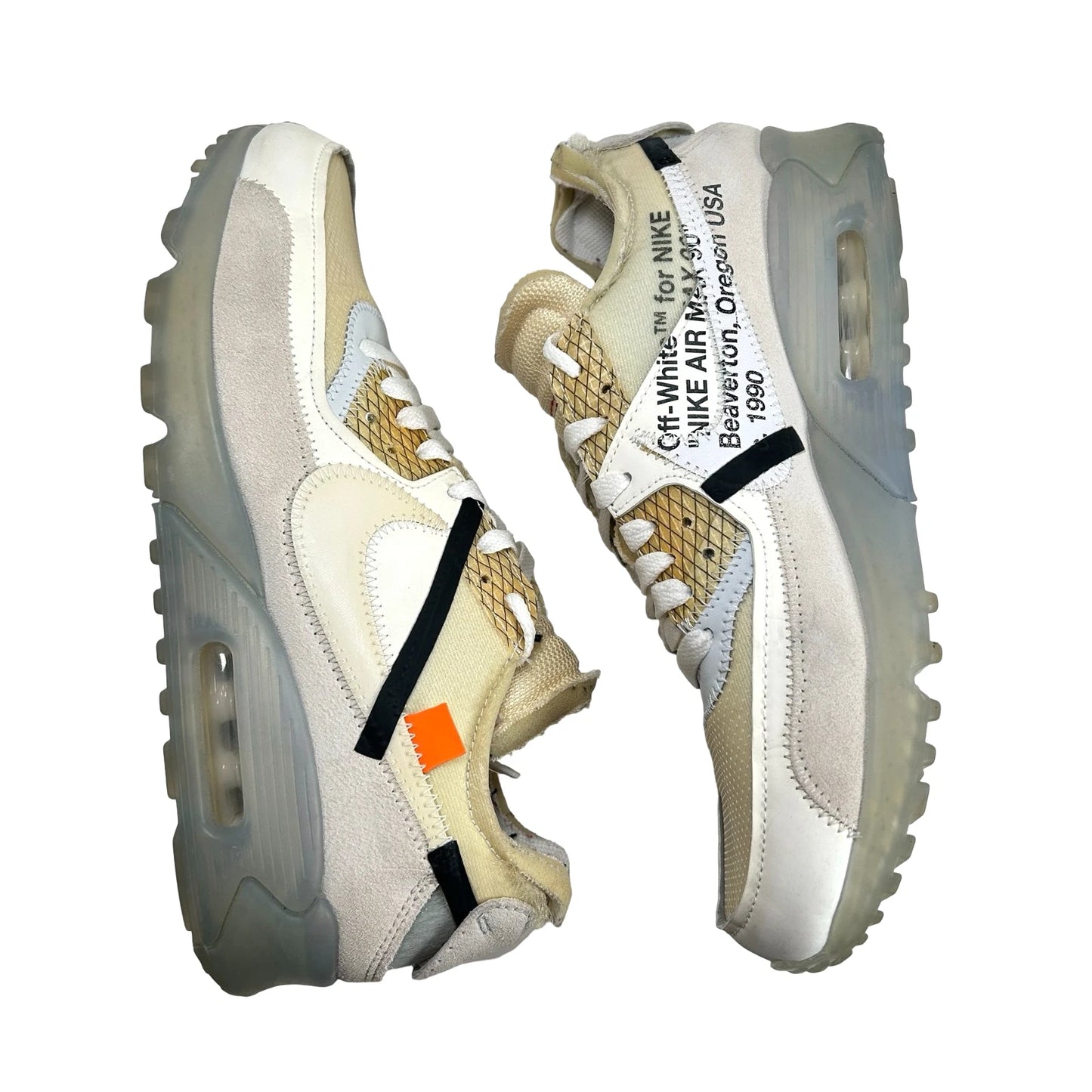 AA7293 100  Nike Air Max 90 Off-White [USED] - 8.5 M (Used) (Replace Box)
