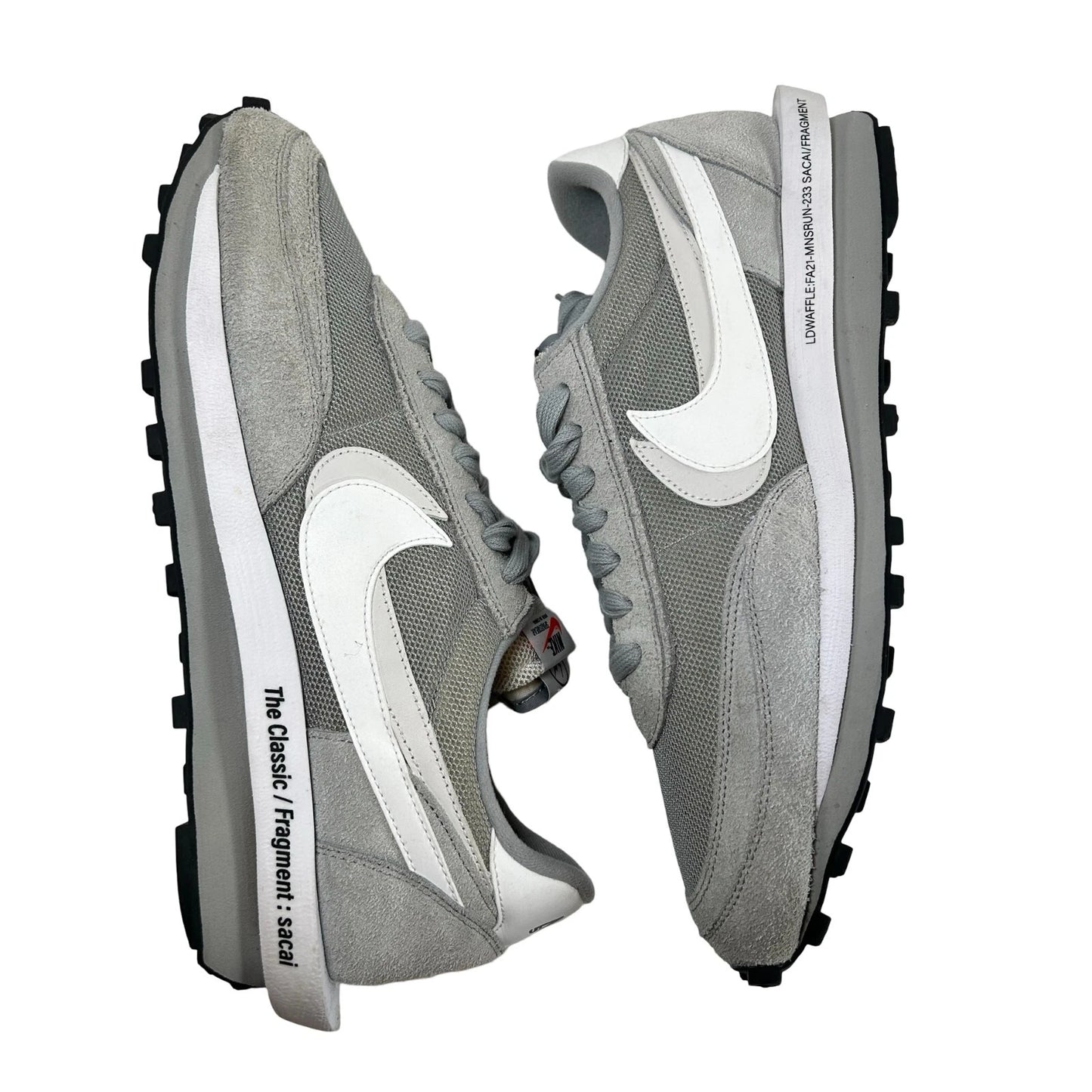DH2684 001 Nike LD Waffle SF sacai Fragment Grey [USED] - 15 M (Used) (Replace Box)