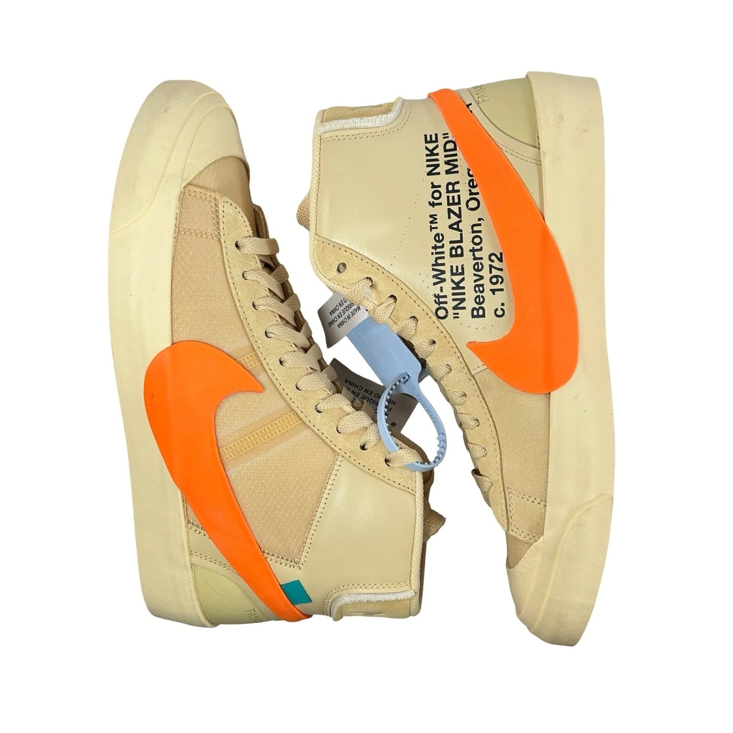 AA3832 700 Nike Blazer Mid Off-White All Hallow's Eve [CONDITIONAL] - 8.5 M (Replace Box) (No Extra Laces)