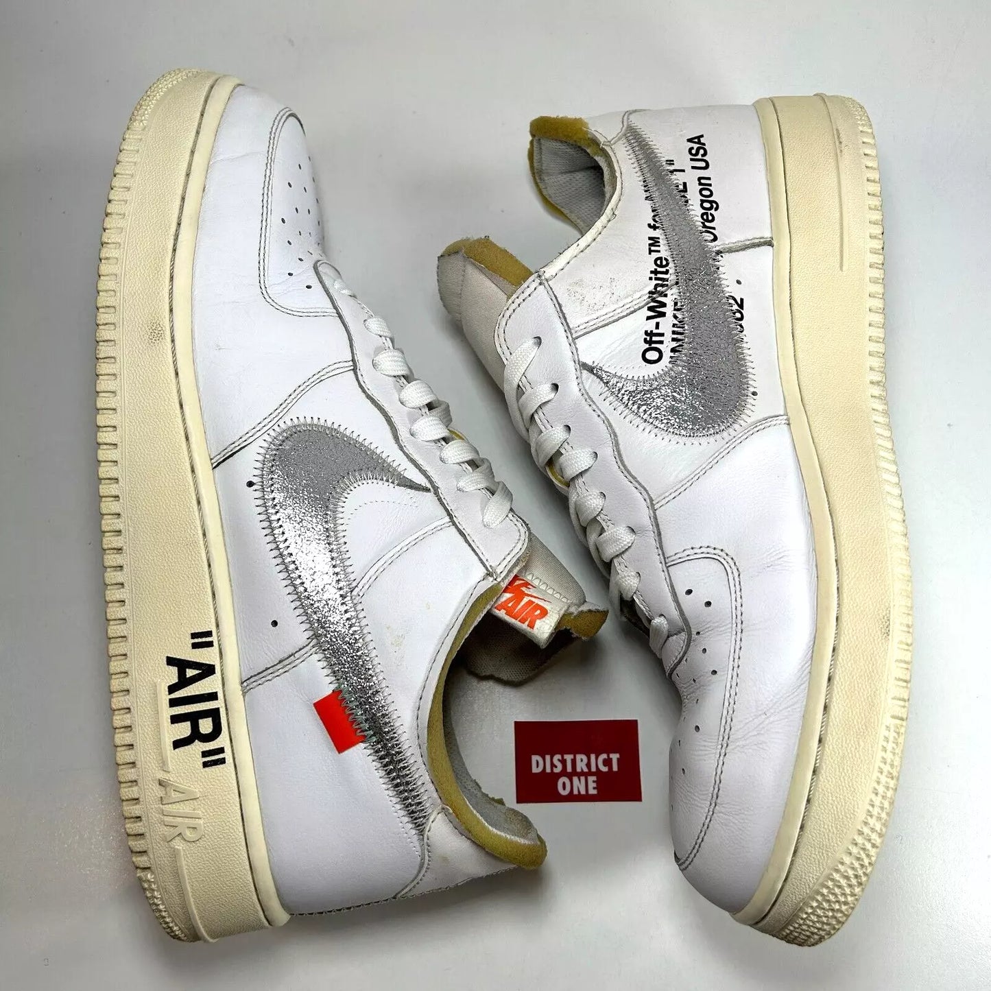 AO4297 100 Off White x Nike Air Force 1 ComplexCon Exclusive AF100 [USED] - 12 M (Used)