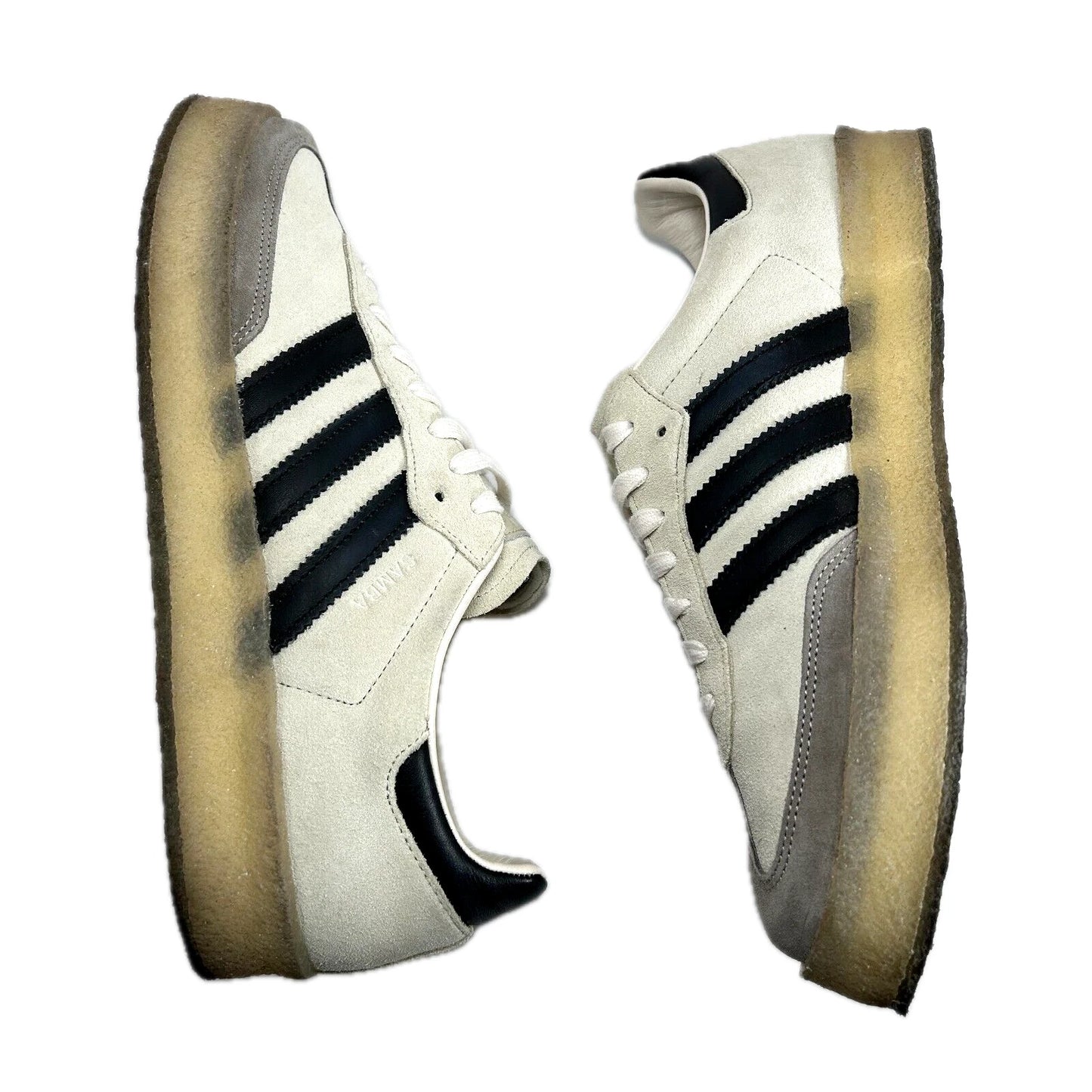 IE4033 adidas Clarks 8th Street Samba by Ronnie Fieg Kithmas White Black [USED] - 11.5 M (Used)