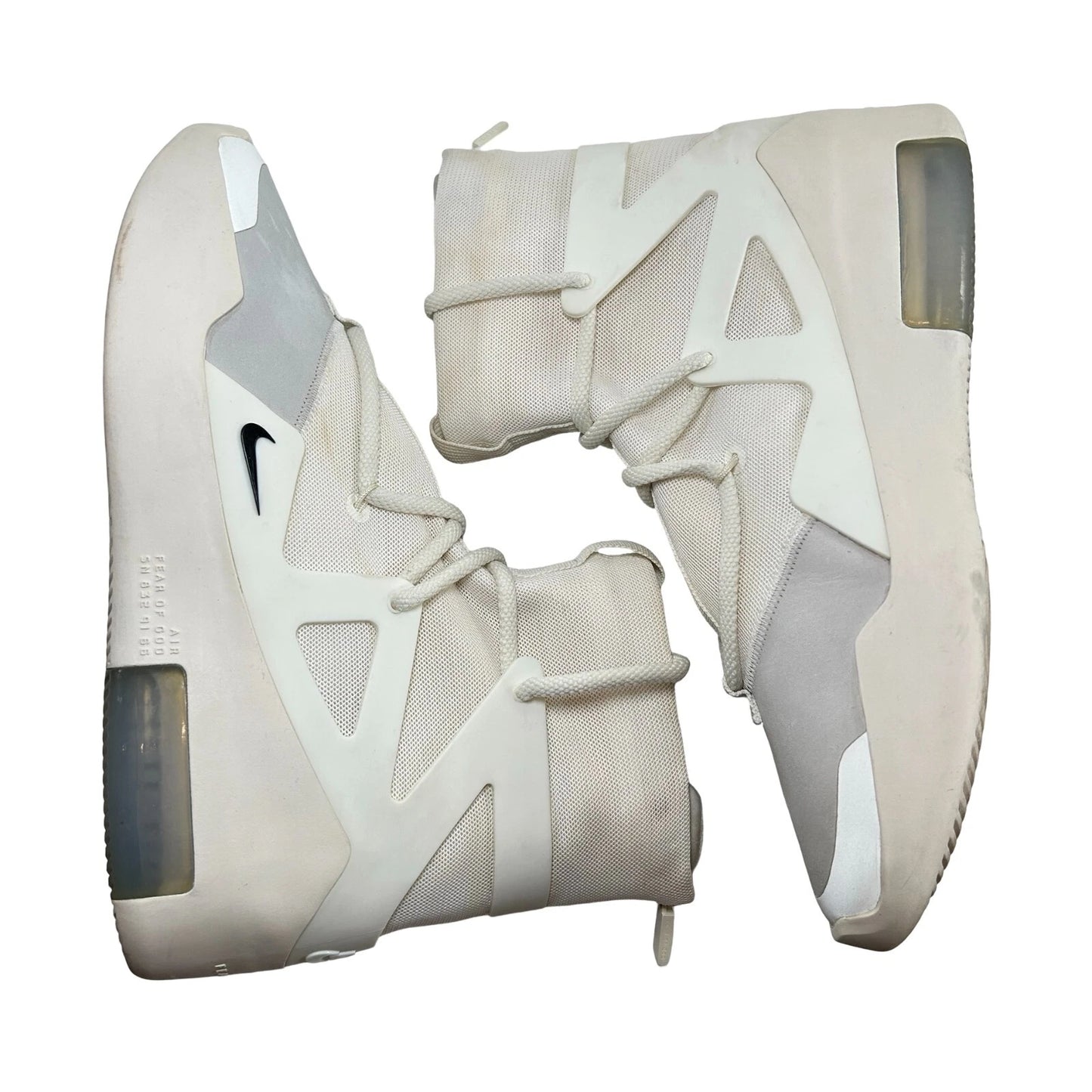 AR4237 100 Nike Air Fear Of God 1 Sail Black [USED] - 9 M (Used)