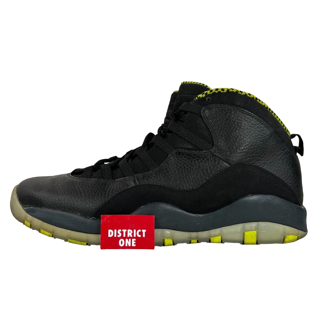 310805 033 Jordan 10 Retro Venom Green (2014) [USED] - 13 M (Used)