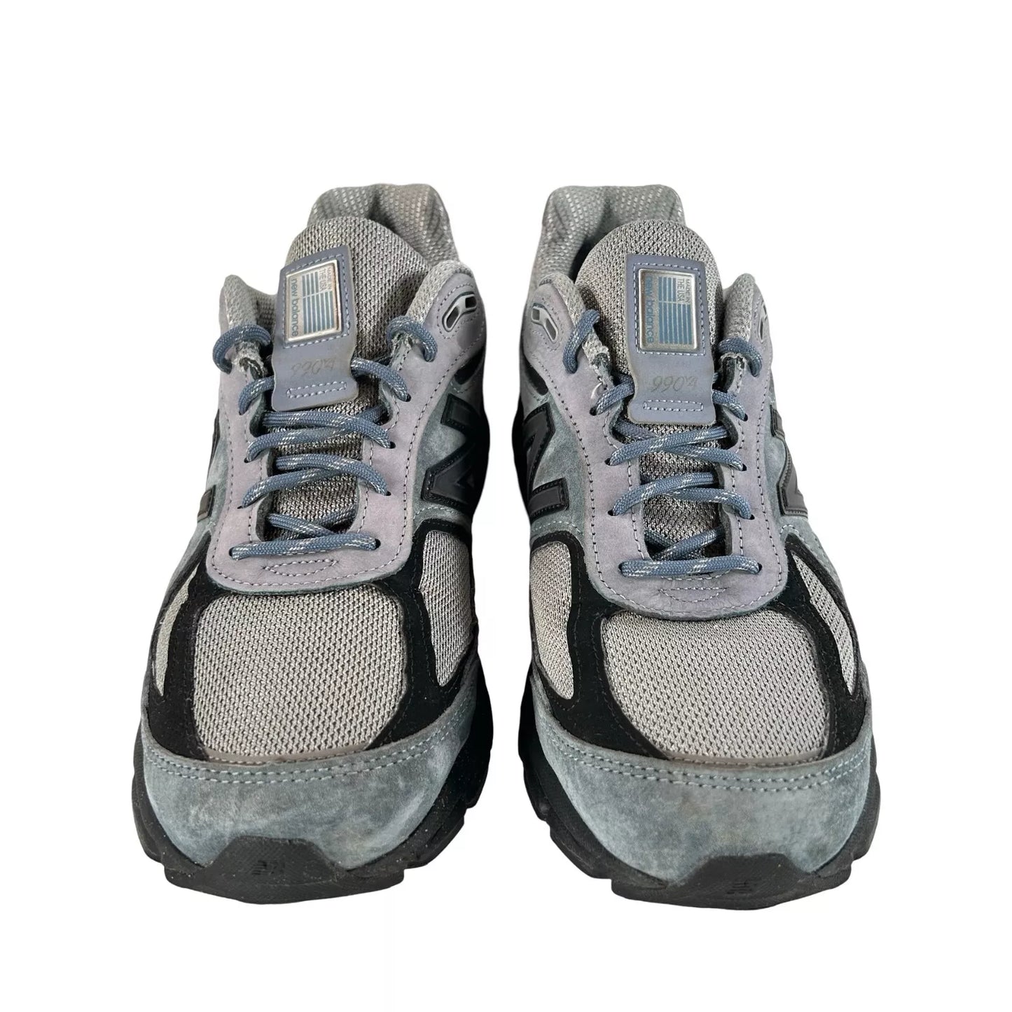 U990BB4 New Balance 990v4 MiUSA Teddy Santis Arctic Grey Black [USED] - 9 M (Used)