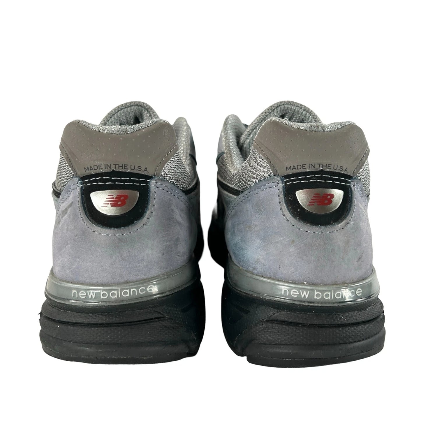 U990BB4 New Balance 990v4 MiUSA Teddy Santis Arctic Grey Black [USED] - 9 M (Used)