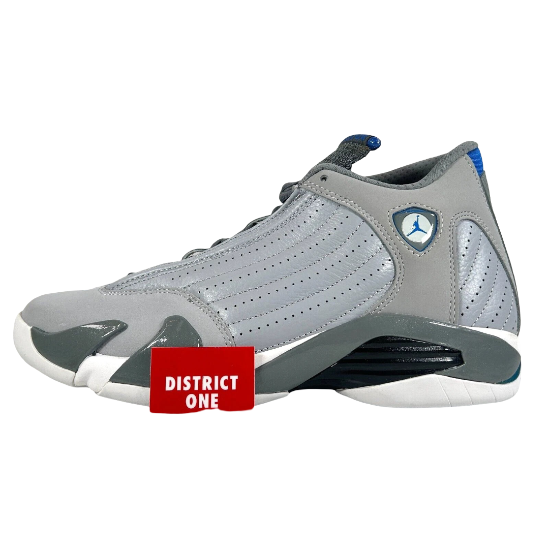487471 004 Jordan 14 Retro Wolf Grey (2014) - 9.5 M (Midsoles Yellowing) (Replace Box)