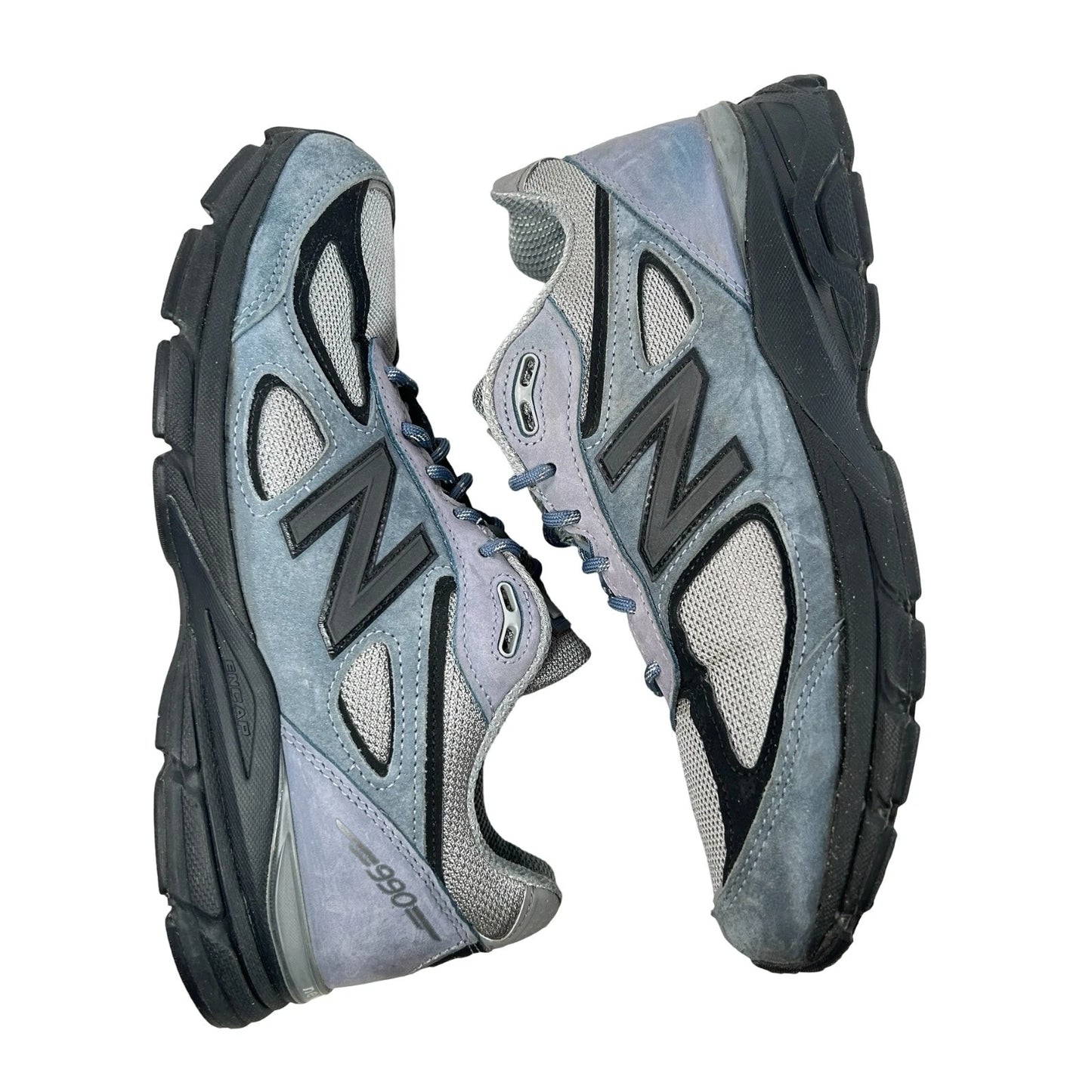 U990BB4 New Balance 990v4 MiUSA Teddy Santis Arctic Grey Black [USED] - 9 M (Used)