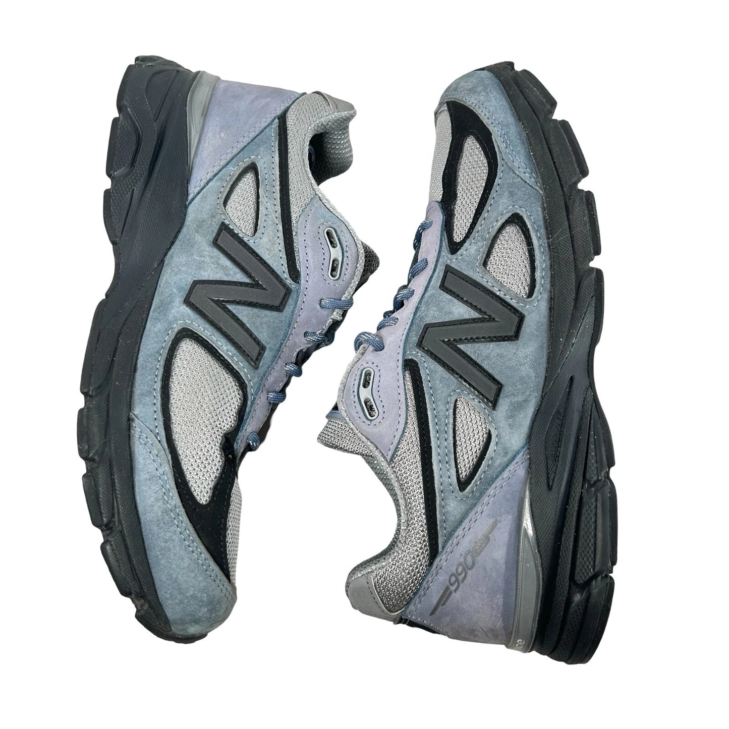 U990BB4 New Balance 990v4 MiUSA Teddy Santis Arctic Grey Black [USED] - 9 M (Used)