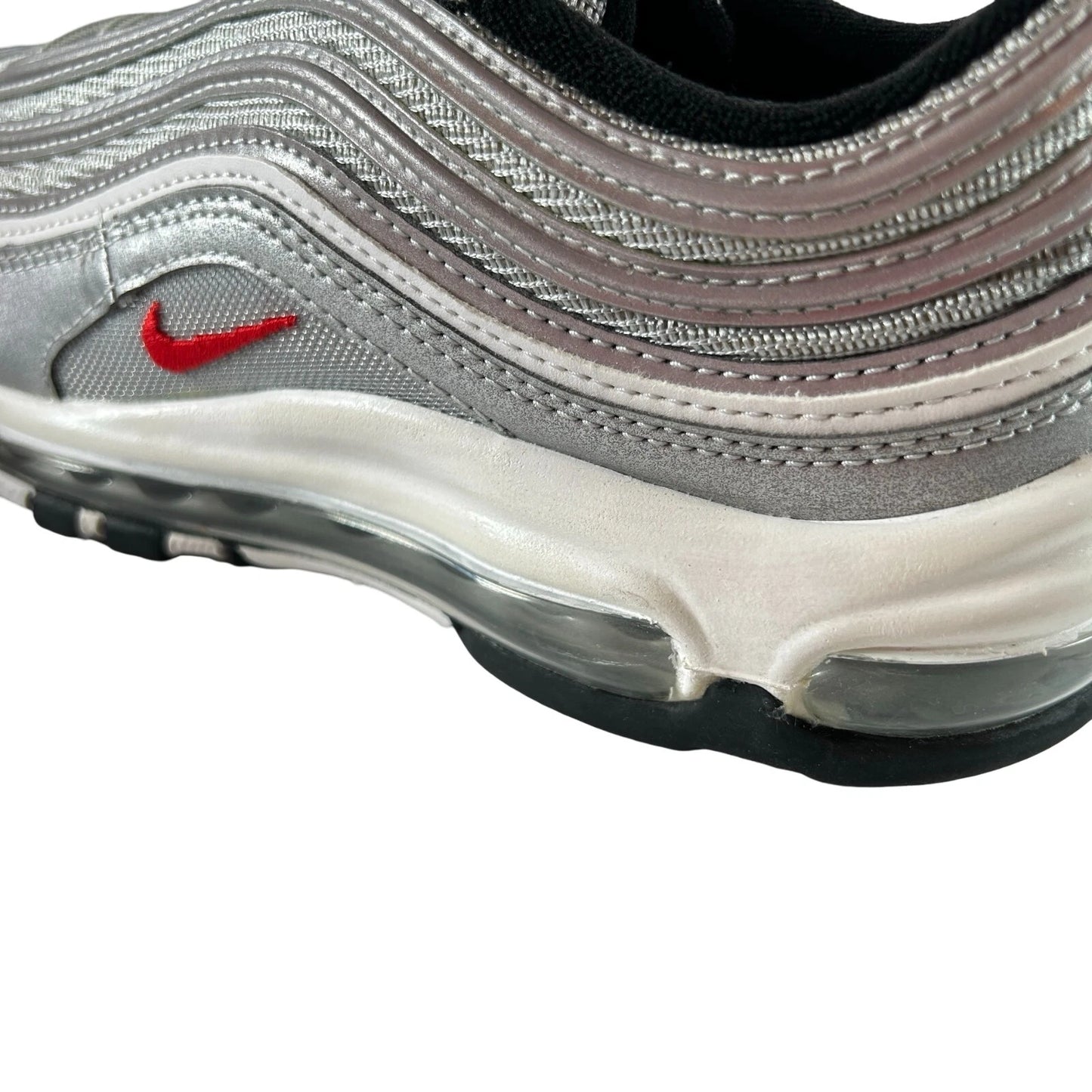DQ9131 002 Nike Air Max 97 OG Silver Bullet (2022) (Women's) - 8.5 W (Midsoles Yellowing)