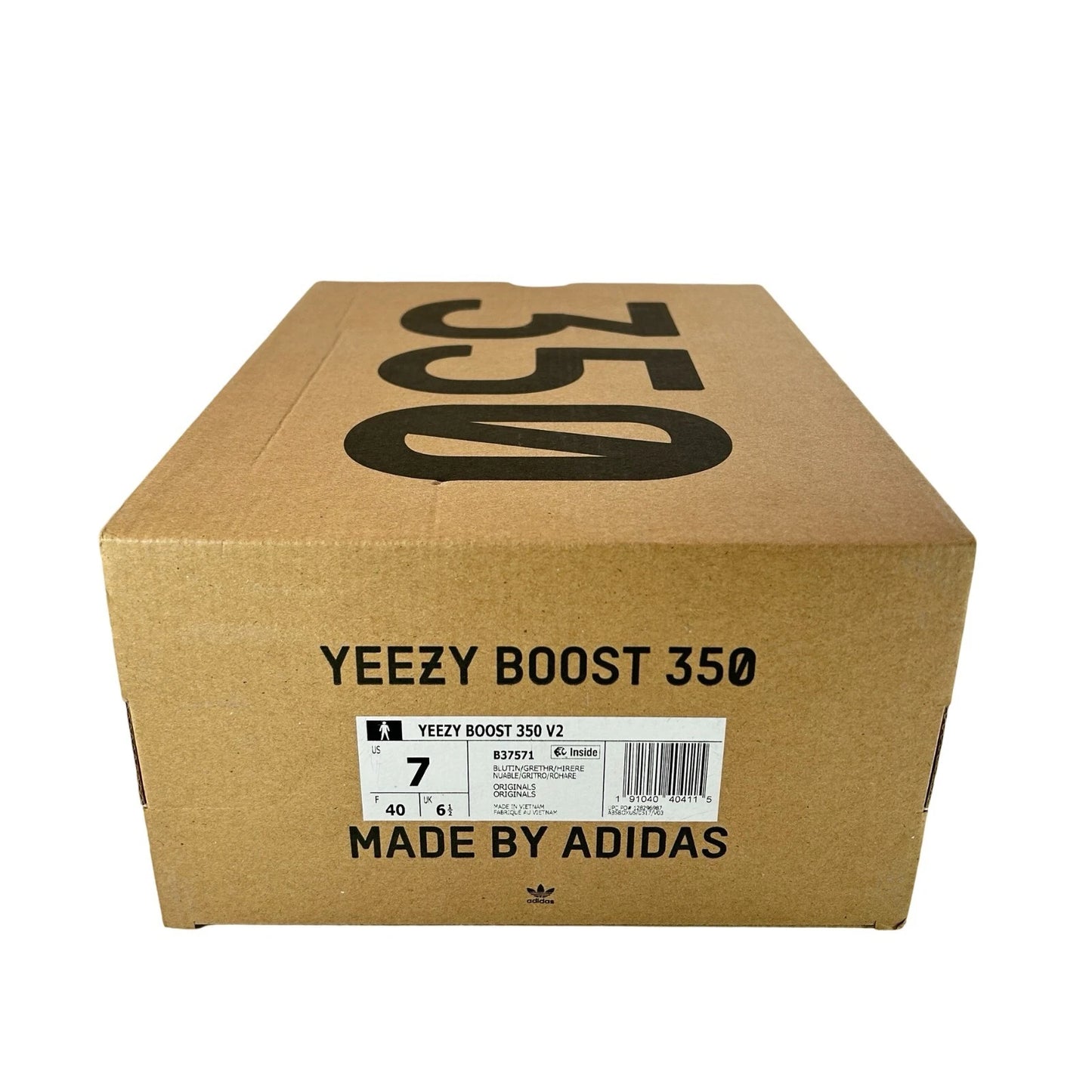 B37571 adidas Yeezy Boost 350 V2 Blue Tint - 7 M (Soles Yellowing)