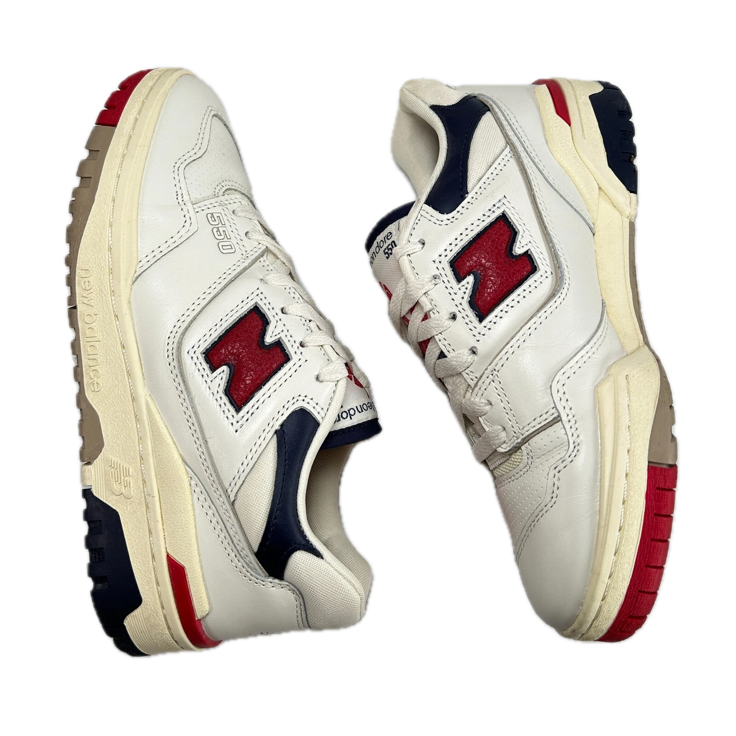 BB550A3 New Balance 550 Aime Leon Dore White Navy Red [USED] - 6 M (Used)
