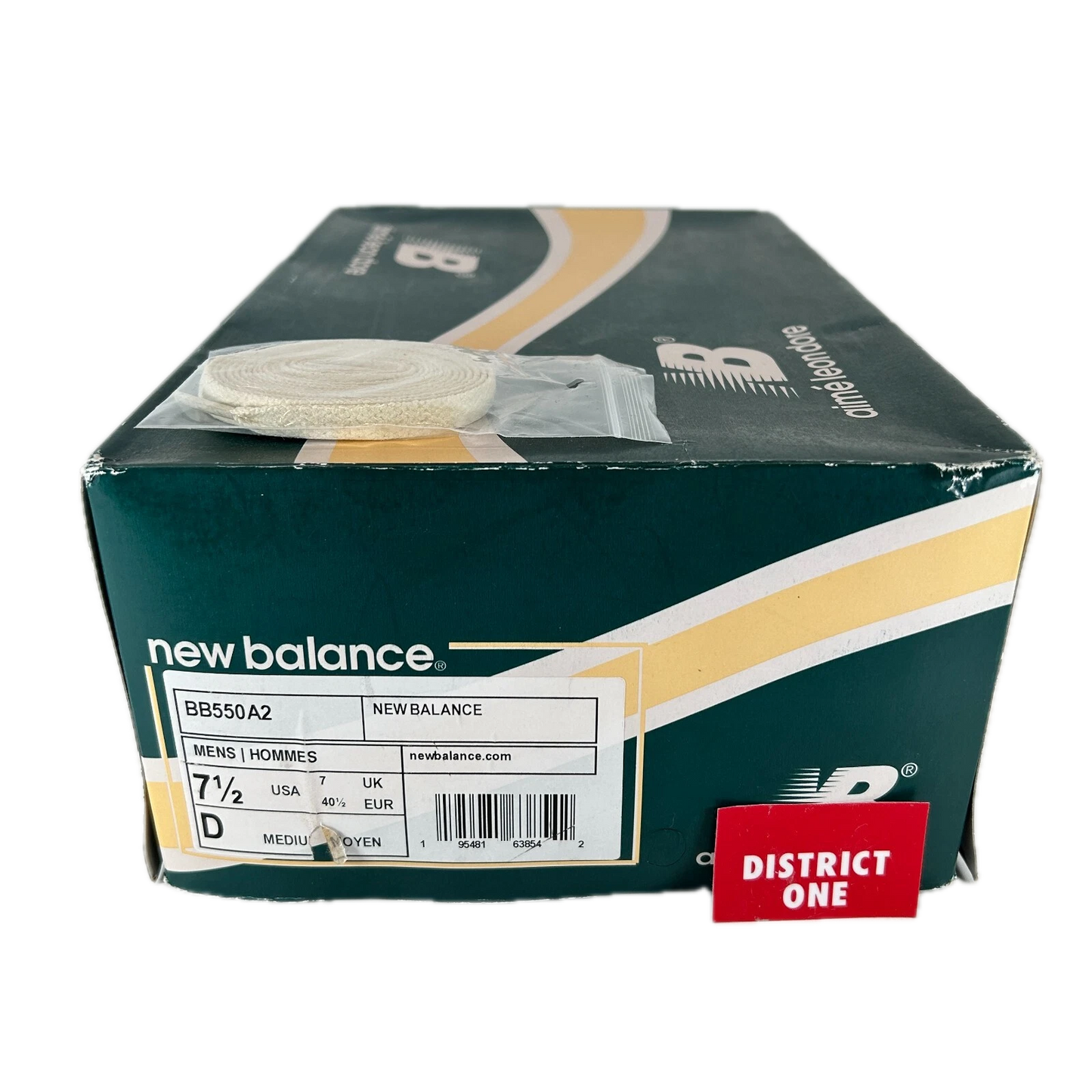 BB550A2 Aime Leon Dore New Balance 550 Natural Green [USED] - 7.5 M (Used)