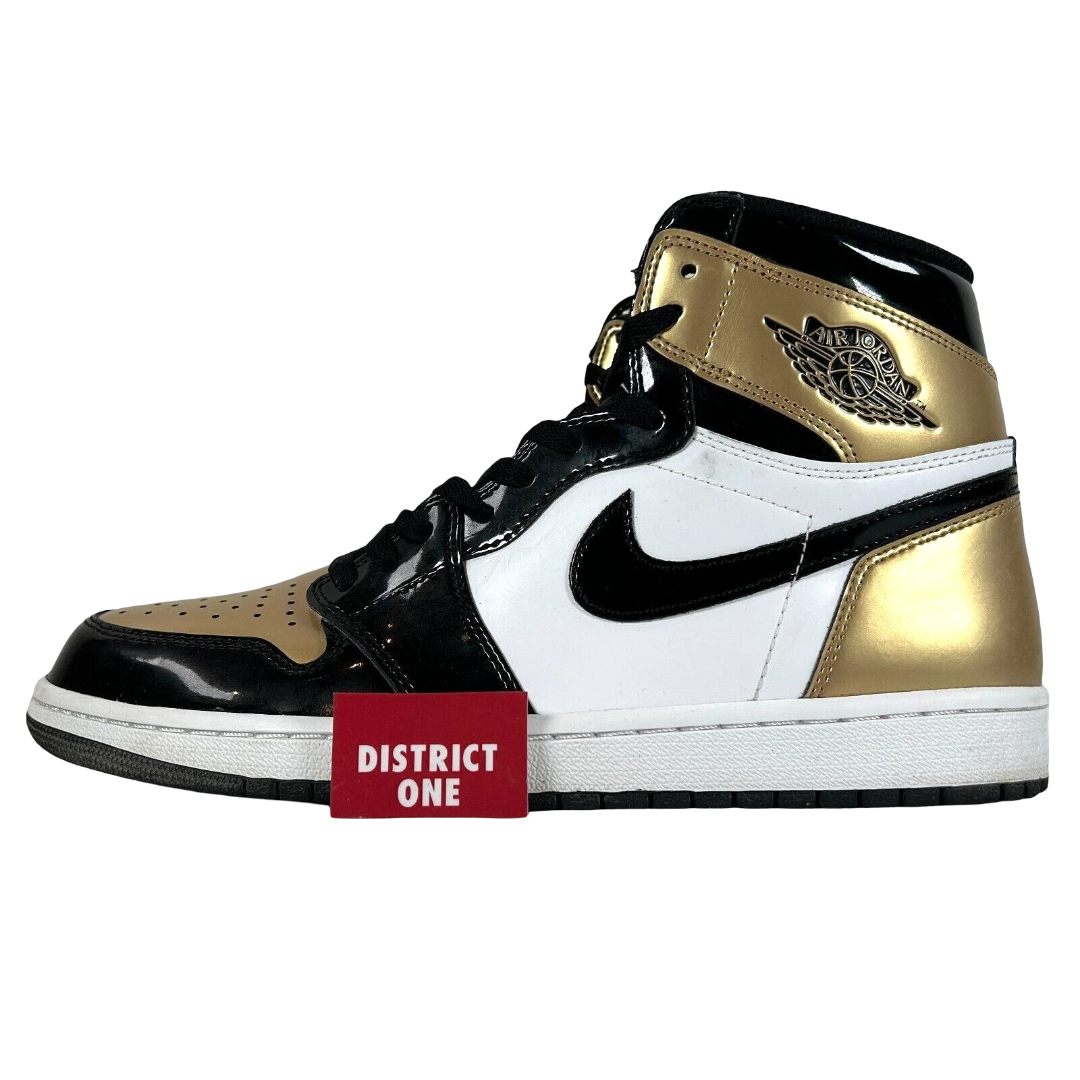 861428 007 Jordan 1 Retro High NRG Patent Gold Toe [USED] - 11 M (Used8)