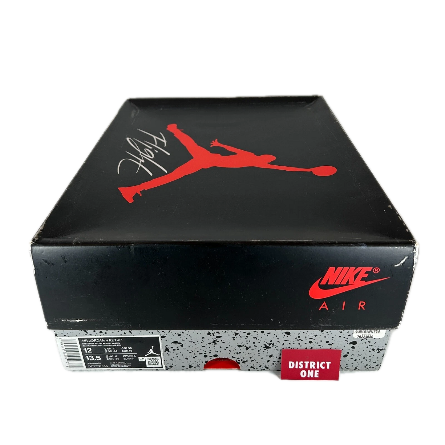 DC7770 160 Jordan 4 Retro Fire Red (2020) [USED] - 12 M (Used7)