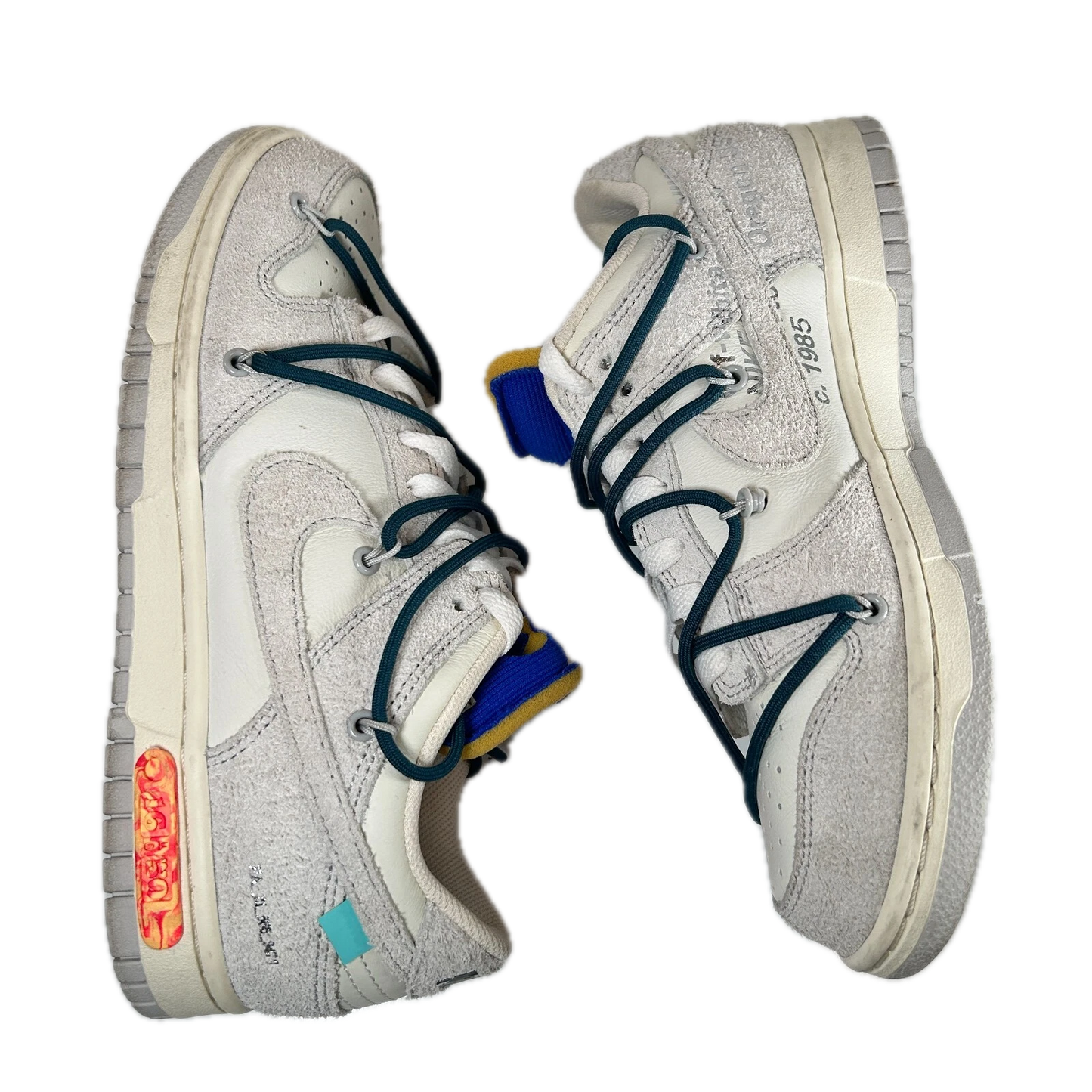 DJ0950 111 Nike Dunk Low Off-White Lot 16 [USED] - 7 M (Used)