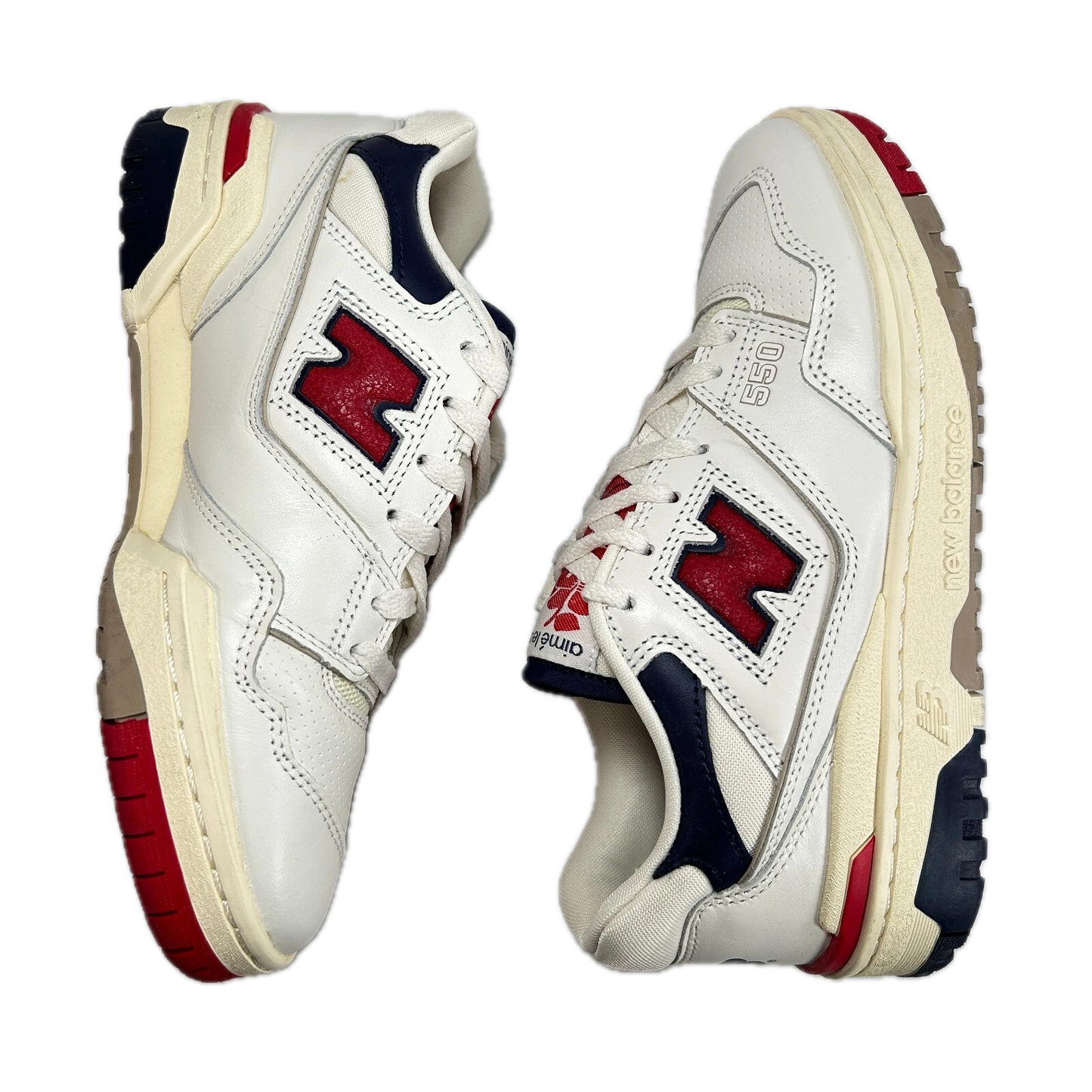 BB550A3 New Balance 550 Aime Leon Dore White Navy Red [USED] - 6 M (Used)