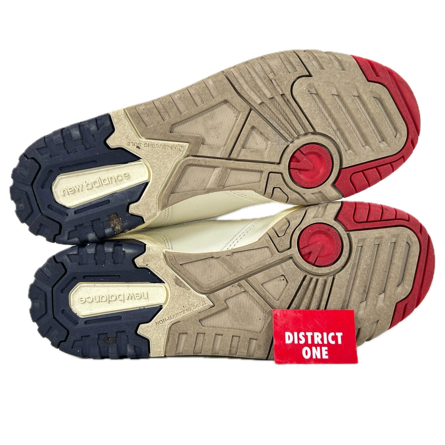 BB550A3 New Balance 550 Aime Leon Dore White Navy Red [USED] - 6 M (Used)