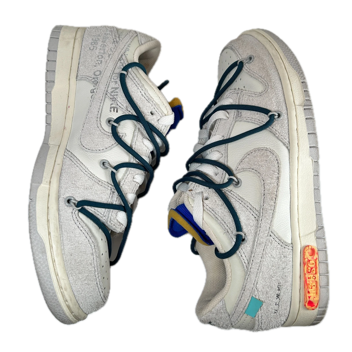 DJ0950 111 Nike Dunk Low Off-White Lot 16 [USED] - 7 M (Used)