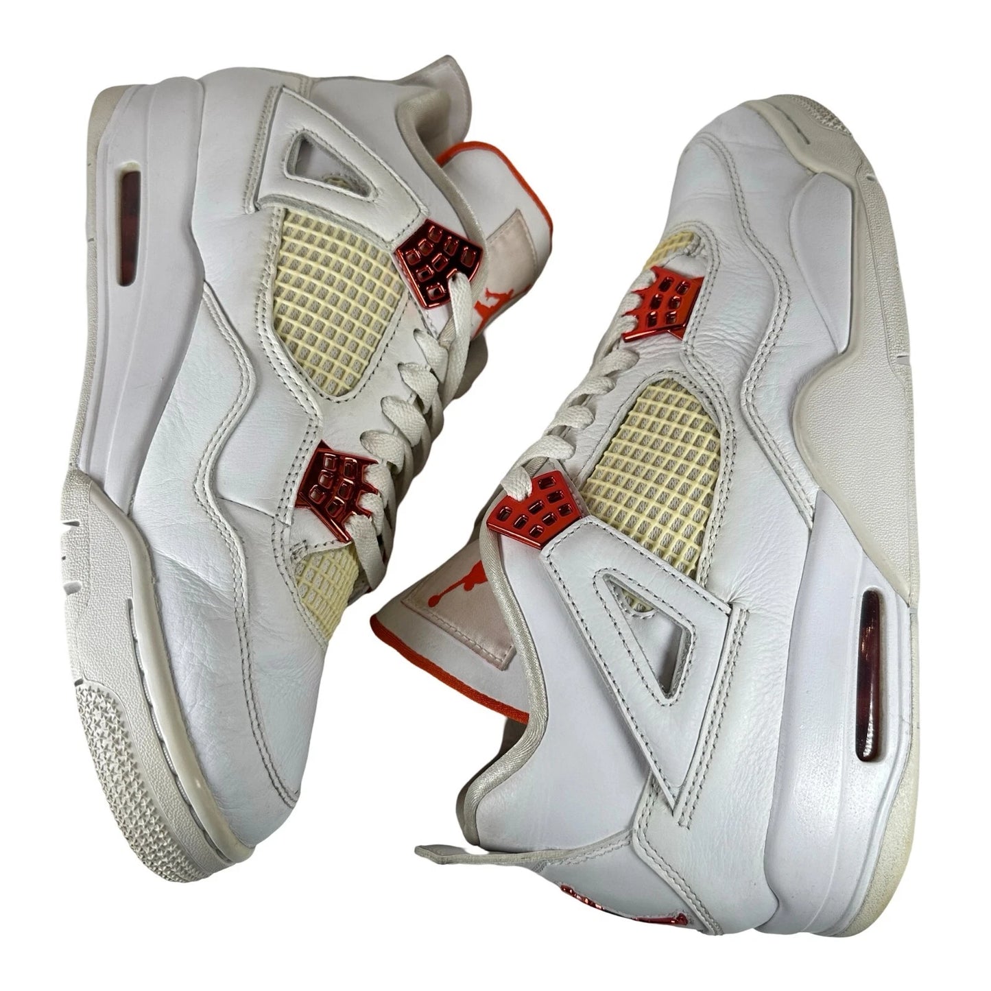 CT8527 118 Jordan 4 Retro Metallic Orange [USED] - 10 M (Used) (Replace Box)
