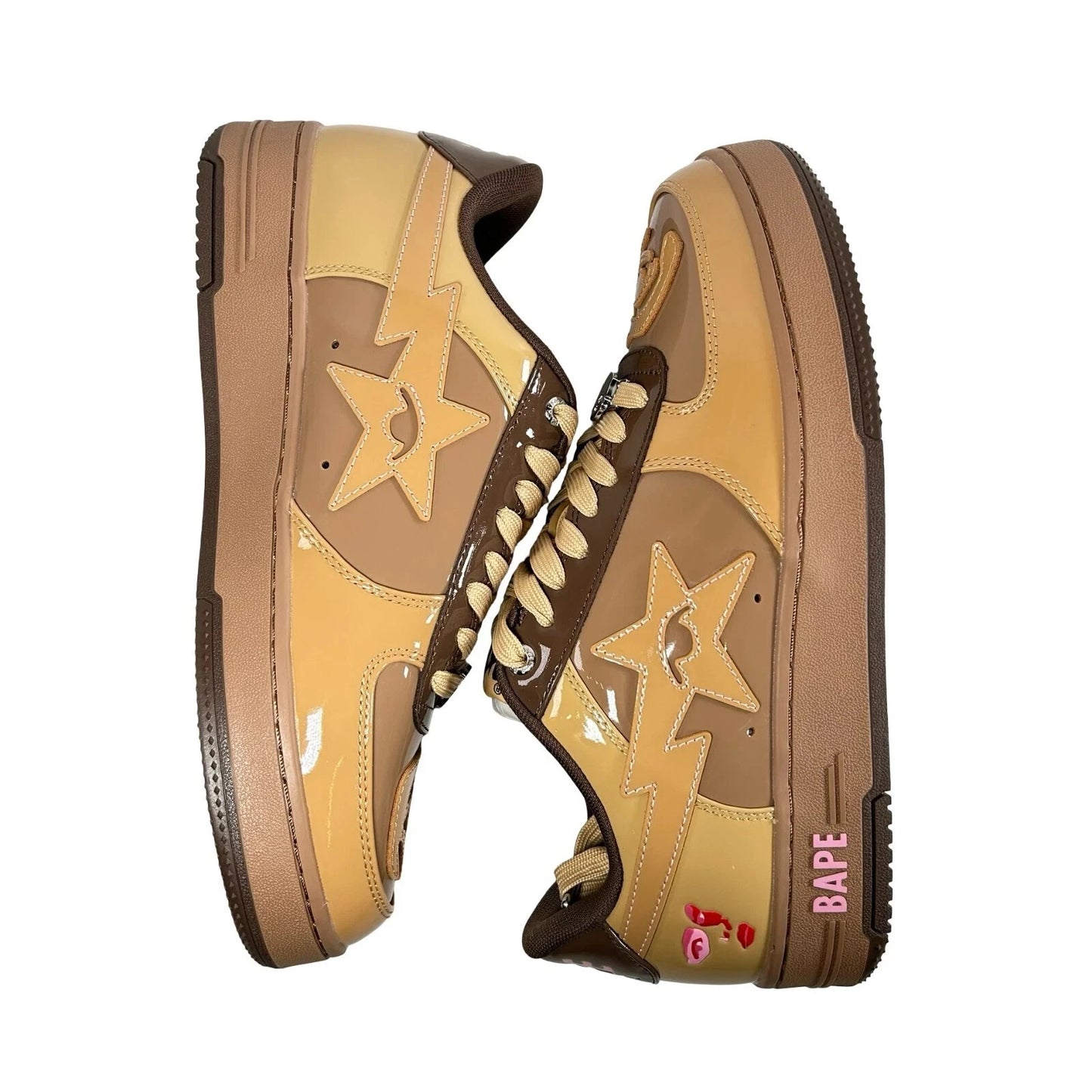 1L23191912 KidSuper A Bathing Ape BAPE Sta Brown