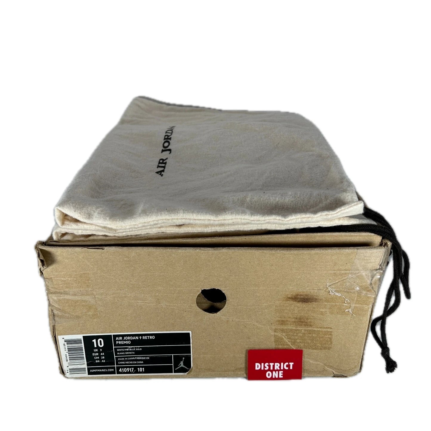 410917 101 Air Jordan 9 Retro Premio Bin 23 2010 [CONDITIONAL] - 10 M (Residue on Soles) (Damaged Box)