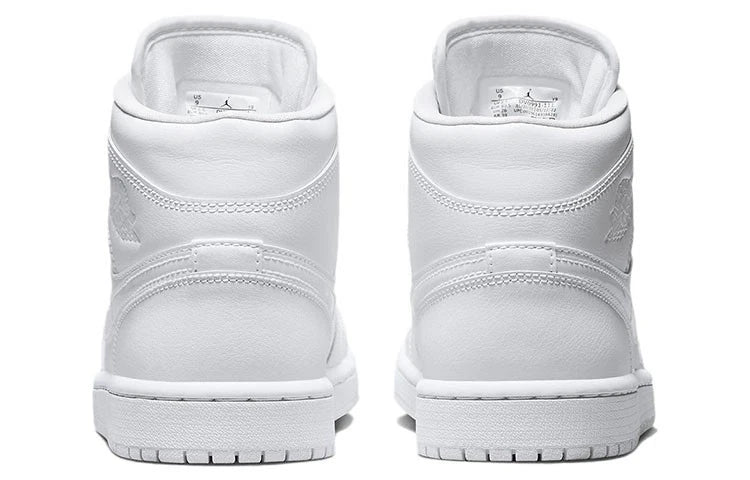 DV0991 111 Air Jordan Mid Triple White (2022) (Women's)