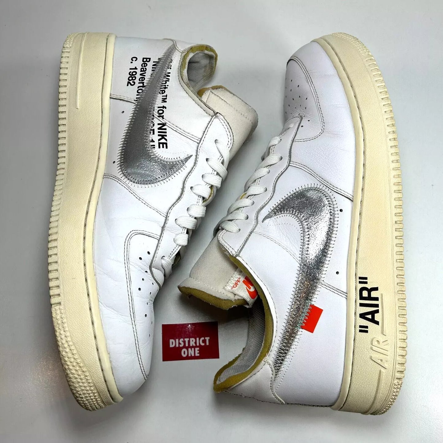 AO4297 100 Off White x Nike Air Force 1 ComplexCon Exclusive AF100 [USED] - 12 M (Used)