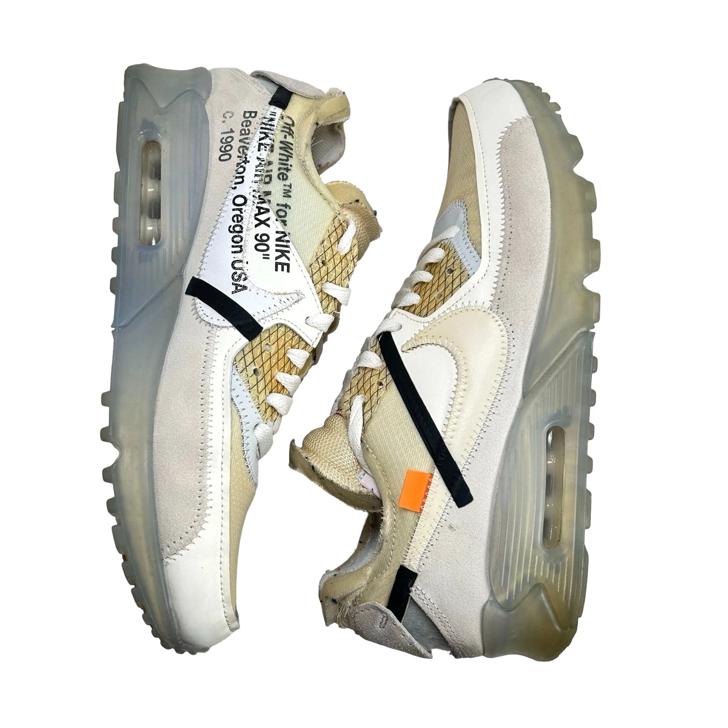 AA7293 100  Nike Air Max 90 Off-White [USED] - 8.5 M (Used) (Replace Box)
