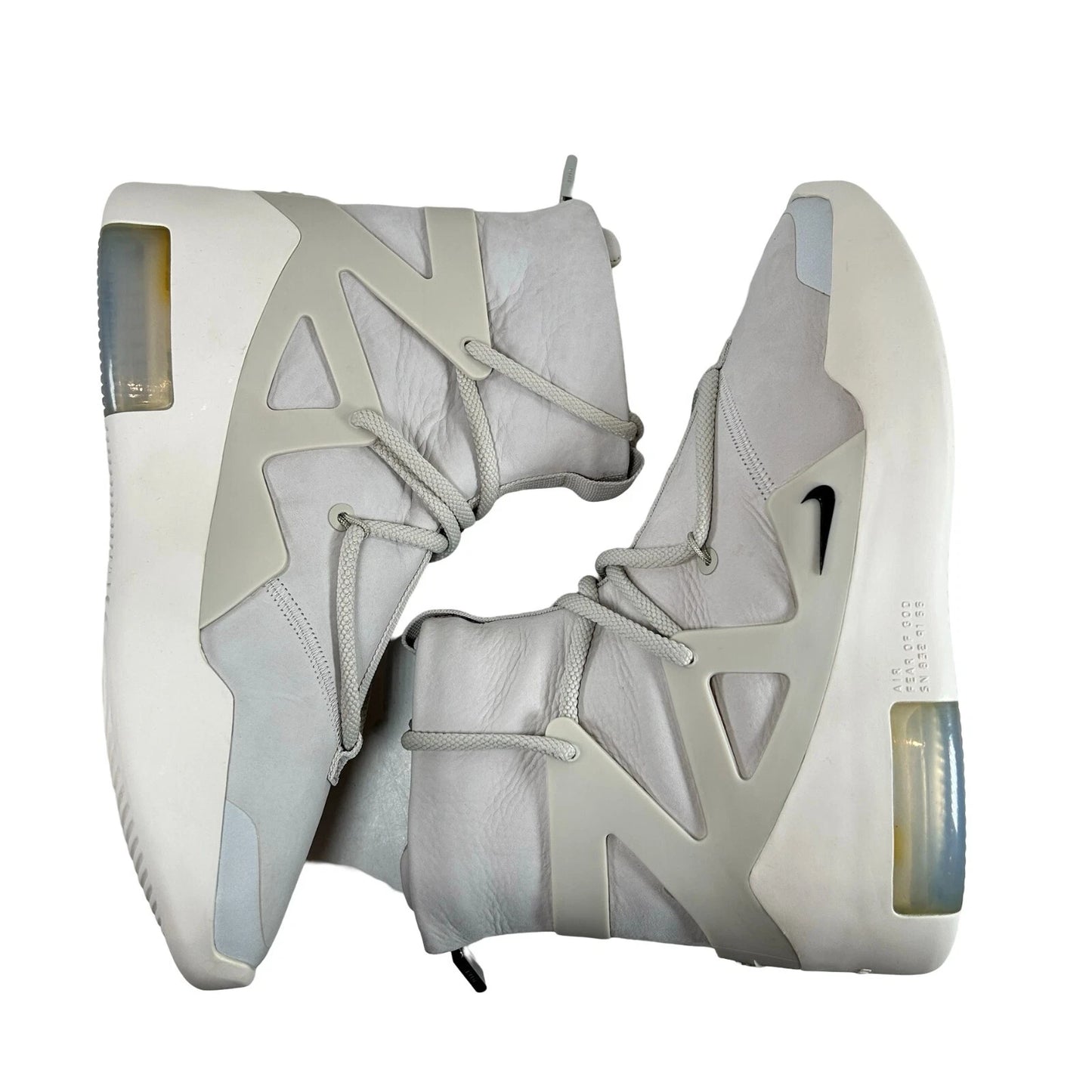 AR4237 002 Nike Air Fear Of God 1 Light Bone [CONDITIONAL] - 8 M (Soles Slightly Yellowing)