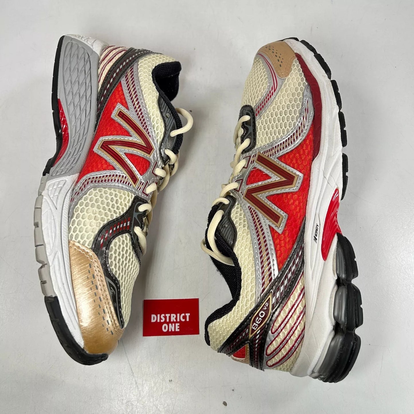 ML860AD2 New Balance 860v2 Aime Leon Dore Red [USED] - 10.5 M (Used)
