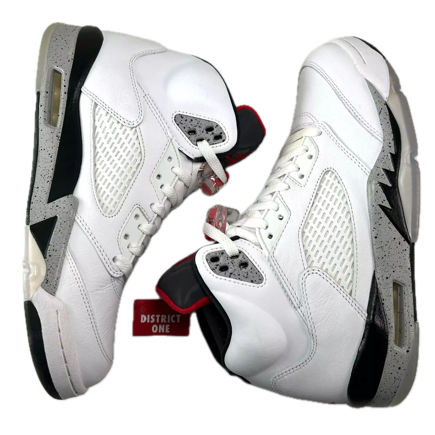 136027 104 Jordan 5 Retro White Cement [CONDITIONAL] - 9.5 M (Yellowing)