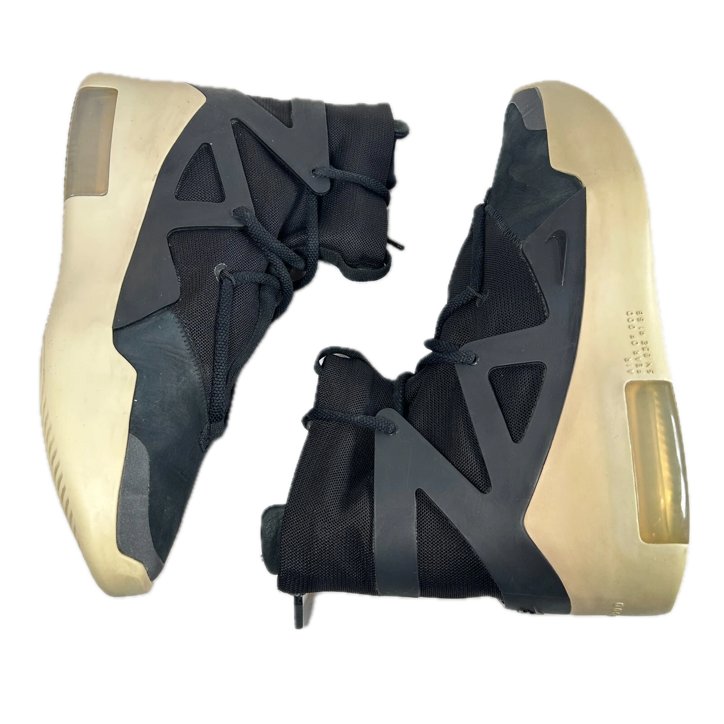 AR4237 001 Nike Air Fear Of God 1 Black [USED] - 10 M (Used)