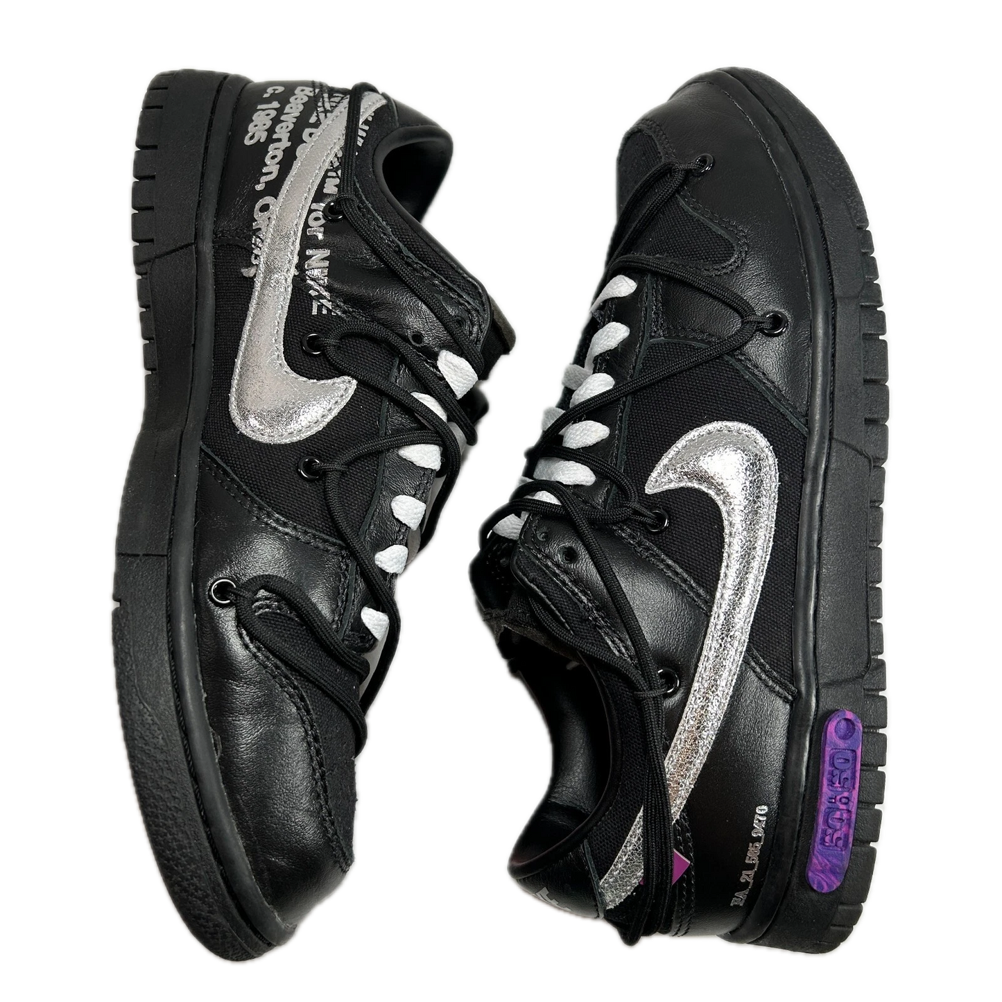 DM1602 001 Nike Dunk Low Off-White Lot 50 [USED] - 8 M (Used)