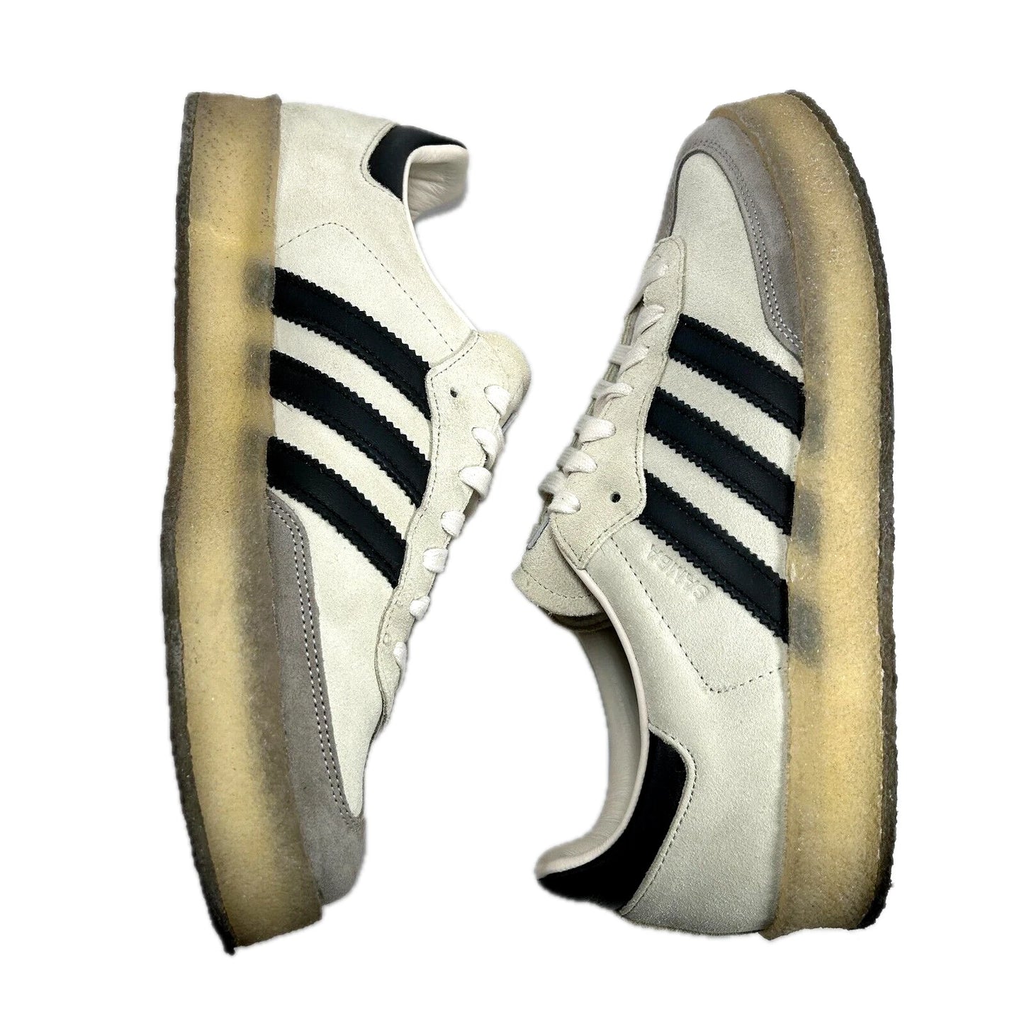 IE4033 adidas Clarks 8th Street Samba by Ronnie Fieg Kithmas White Black [USED] - 11.5 M (Used)
