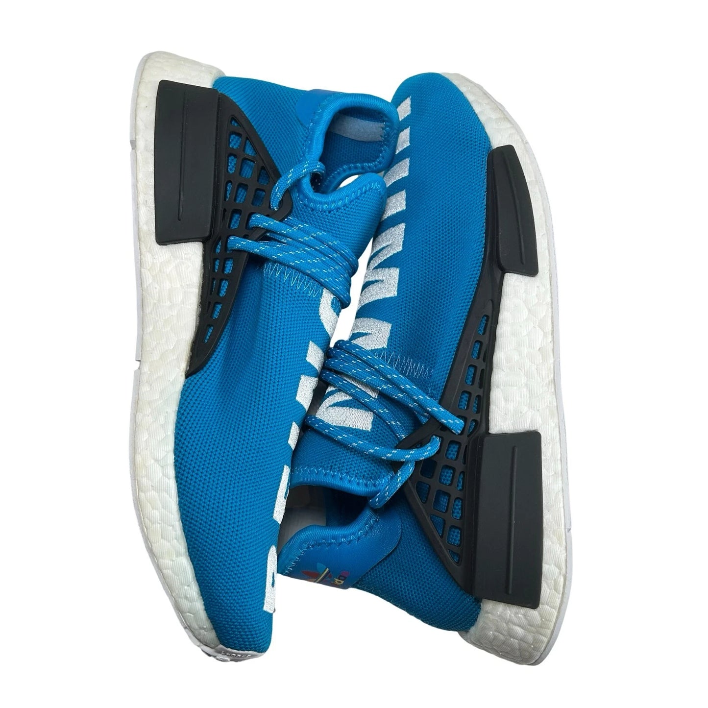 BB0618 adidas NMD HU Pharrell Human Being Sharp Blue [CONDITIONAL] - 8 M (Midsoles Yellowing)