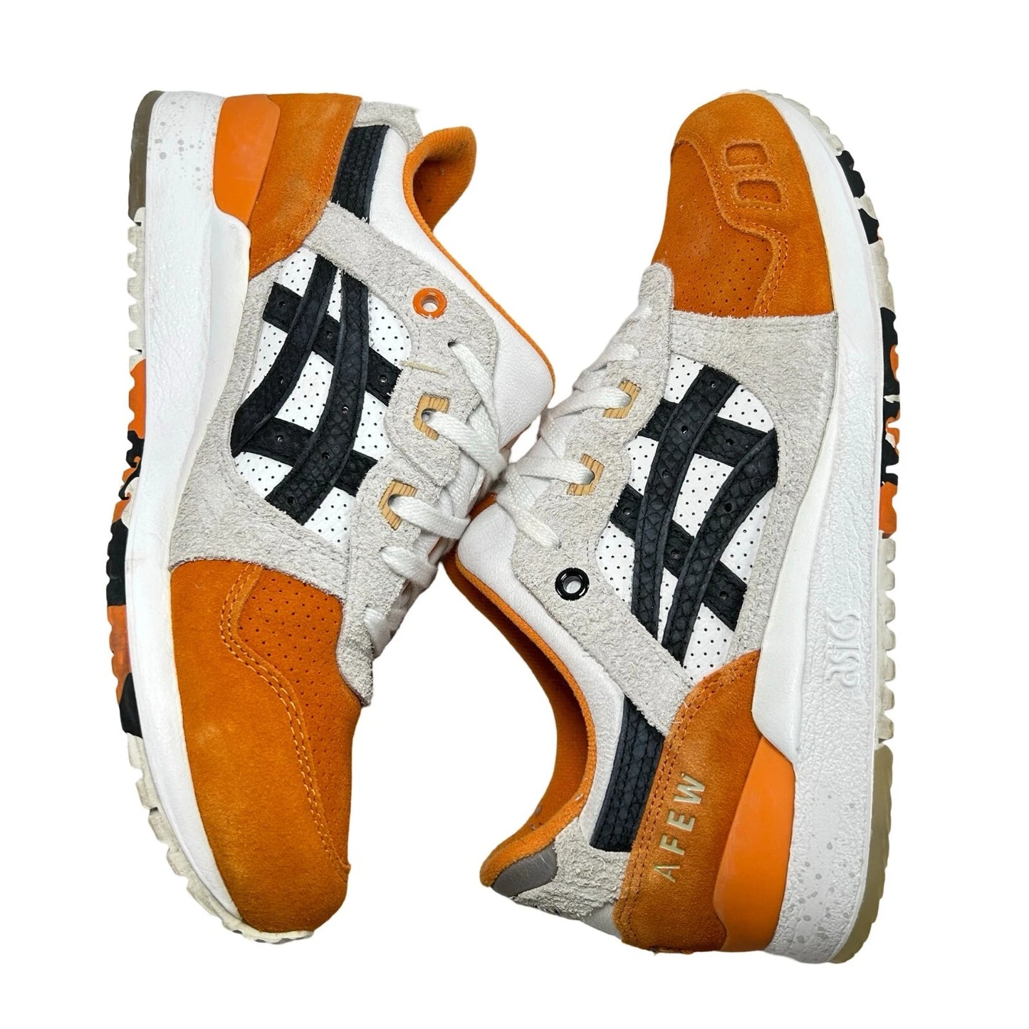 1191A119 800 ASICS Gel-Lyte III AFEW x Beams Orange Koi [USED] - 8.5 M (Used) (No Box)