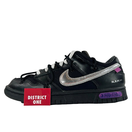 DM1602 001 Nike Dunk Low Off-White Lot 50 [USED] - 7.5 M (Used)