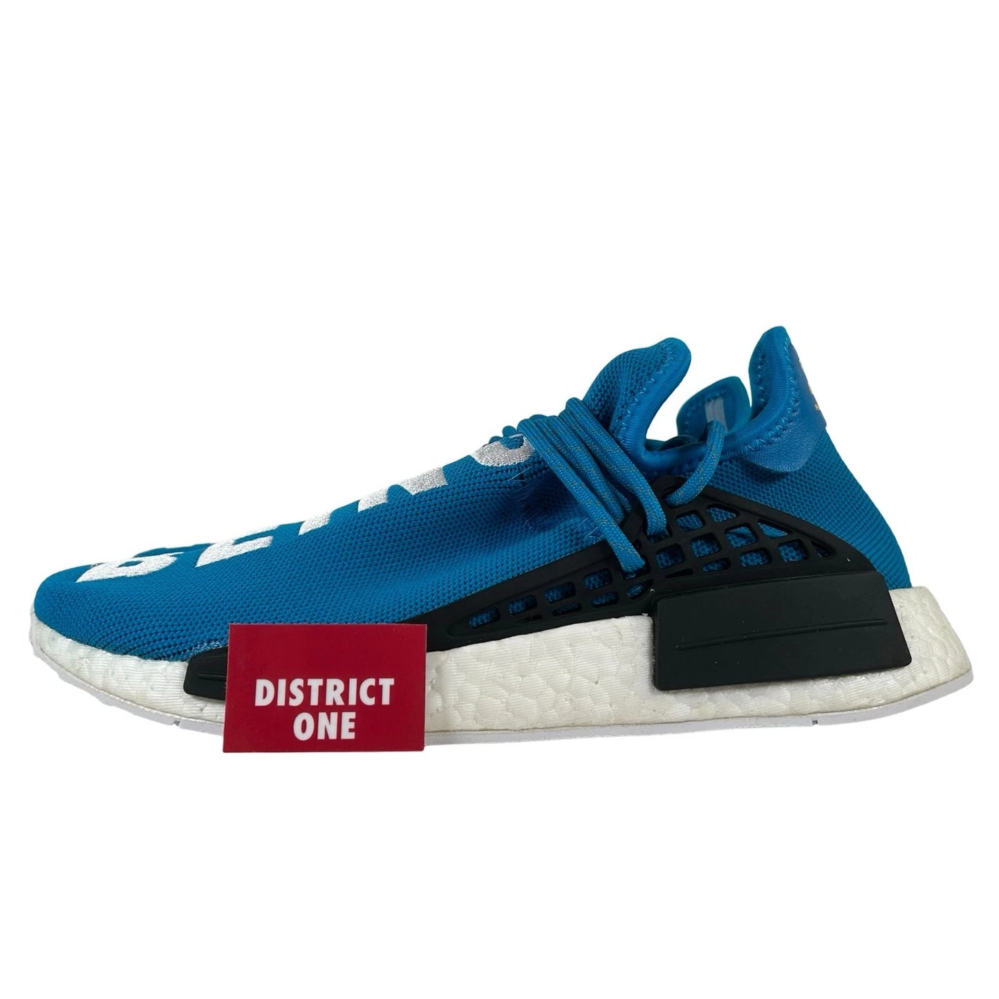 BB0618 adidas NMD HU Pharrell Human Being Sharp Blue [CONDITIONAL] - 8 M (Midsoles Yellowing)
