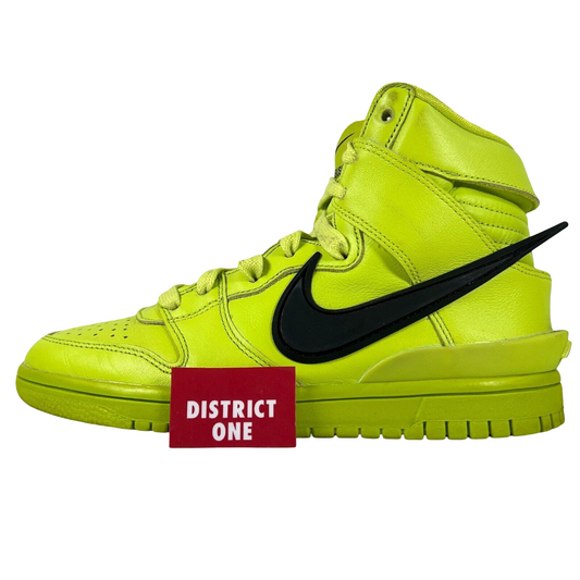 CU7544 300 Nike Dunk High AMBUSH Flash Lime [USED] - 4 M (Used) (No Box)