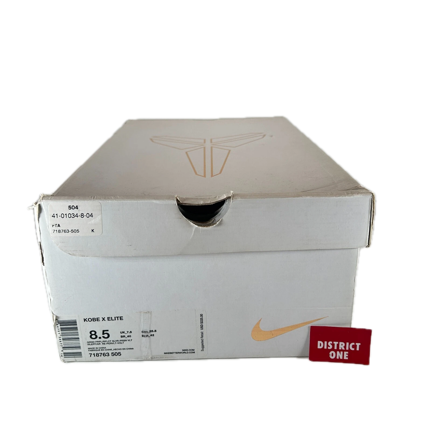 718763 505 Nike Kobe 10 Elite High Team Pack [USED] - 8.5 M (Used)