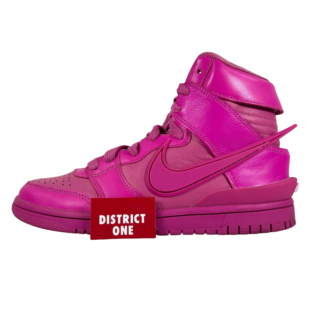 CU7544 600 Nike Dunk High AMBUSH Active Fuchsia [USED] - 4 M (Used) (No Box)