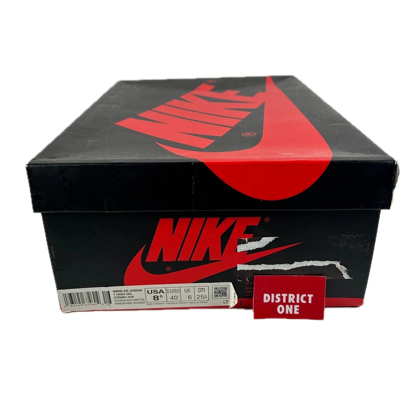 CD0461 016 AJ1 Satin Black Toe [USED] - 8.5 W (Used2)