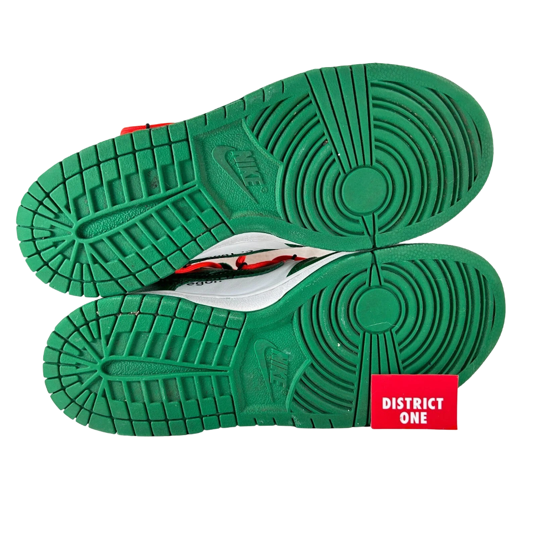 CT0856 100 Nike Dunk Low Off-White Green [USED] - 7 M (Used2)