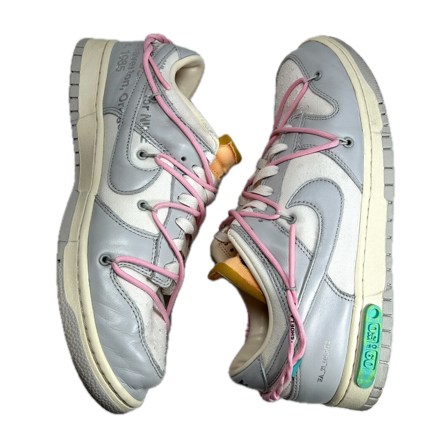 DM1602 109 Nike Dunk Low Off-White Lot 9 [USED] - 12 M (Used)