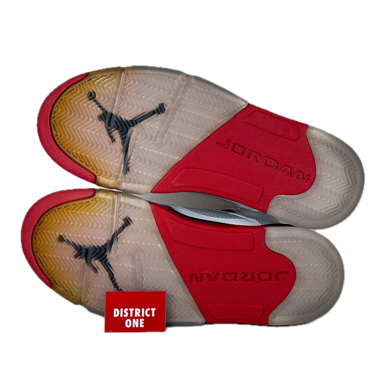136027 120 Jordan 5 Retro Fire Red Black Tongue (2013) - 11.5 M (Soles & Midsoles Yellowing)