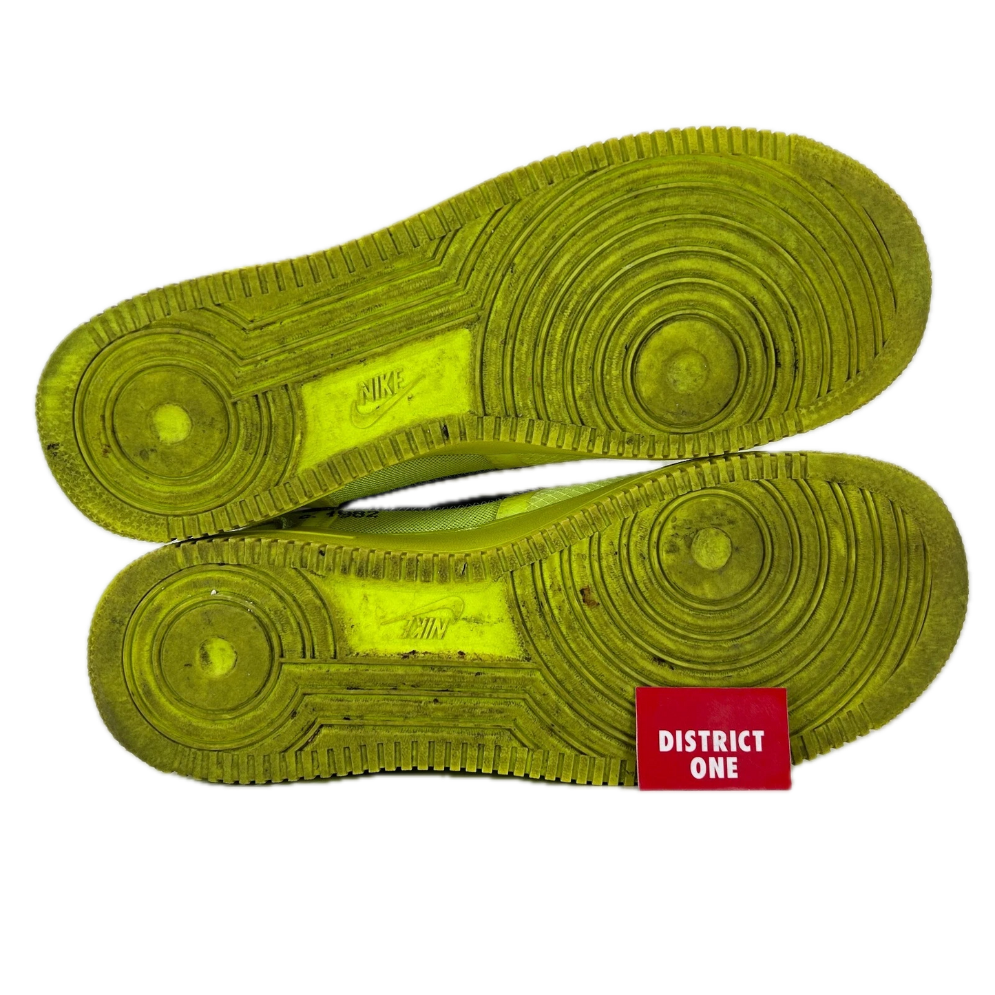 AO4606 700 Nike Air Force 1 Low Off-White Volt [USED] - 10.5 M (Used) (Replace Box)