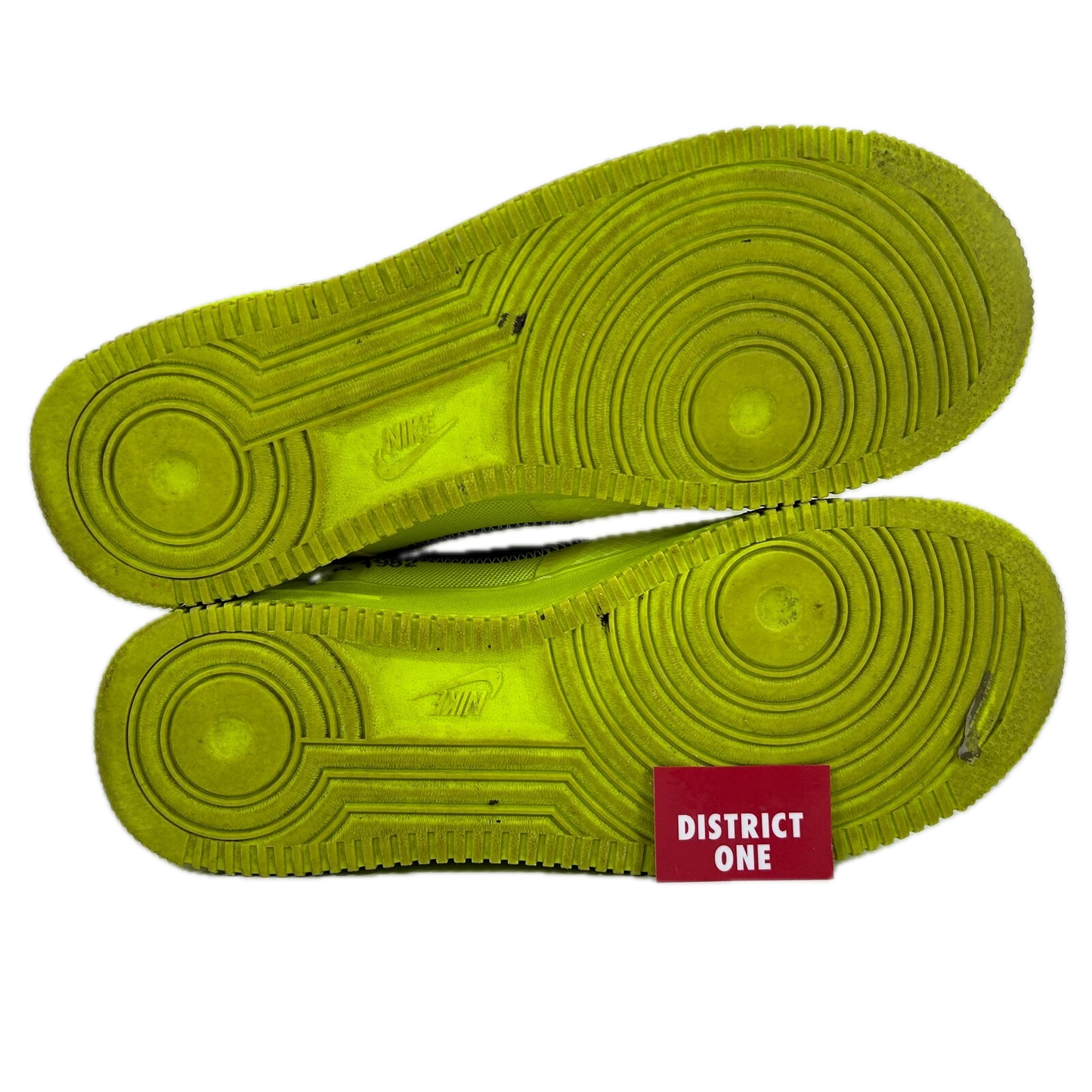 AO4606 700 Nike Air Force 1 Low Off-White Volt [USED] - 8 M (Used)