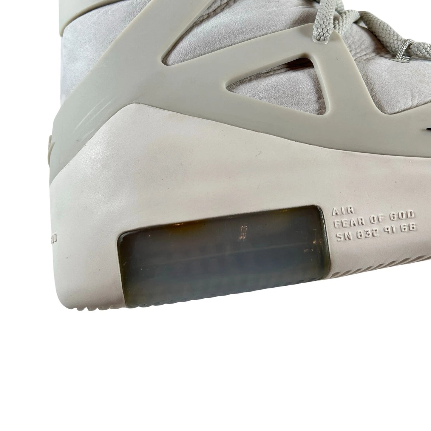 AR4237 002 Nike Air Fear Of God 1 Light Bone [CONDITIONAL] - 8 M (Soles Slightly Yellowing)